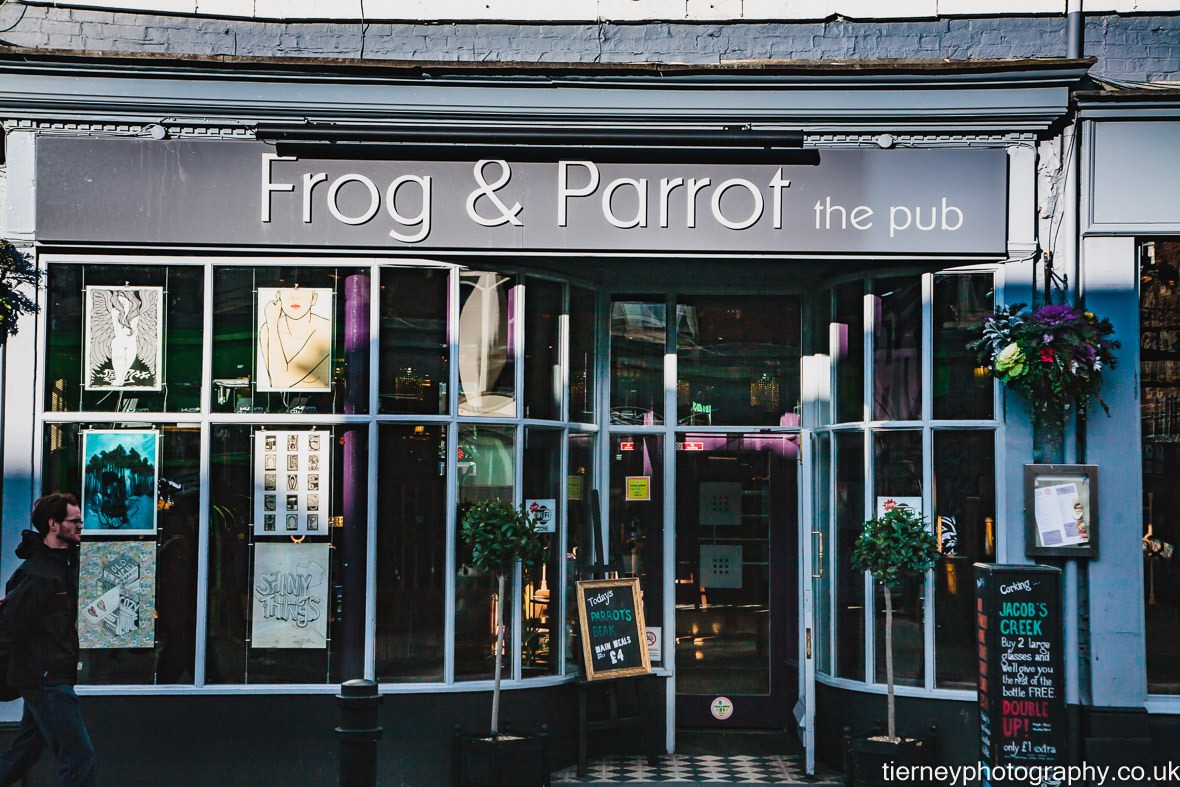 Frog-and-parrot-pub